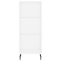 Highboard Weiß 34,5x34x180 cm Holzwerkstoff Highboard Weiß 34,5x34x180 cm Holzwerkstoff