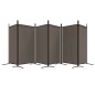 6-tlg. Paravent Anthrazit 520x180 cm Stoff 6-tlg. Paravent Anthrazit 520x180 cm Stoff
