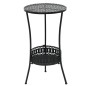 Bistrotisch Schwarz 40x70cm Metall Bistrotisch Schwarz 40x70cm Metall