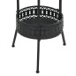 Bistrotisch Schwarz 40x70cm Metall Bistrotisch Schwarz 40x70cm Metall