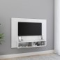 TV-Wandschrank Hochglanz-Weiß 120x23,5x90 cm Holzwerkstoff TV-Wandschrank Hochglanz-Weiß 120x23,5x90 cm Holzwerkstoff