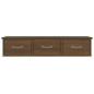 Wandschrank Braun Eichen-Optik 88x26x18,5 cm Holzwerkstoff Wandschrank Braun Eichen-Optik 88x26x18,5 cm Holzwerkstoff