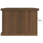 Wandschrank Braun Eichen-Optik 88x26x18,5 cm Holzwerkstoff Wandschrank Braun Eichen-Optik 88x26x18,5 cm Holzwerkstoff