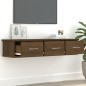 Wandschrank Braun Eichen-Optik 88x26x18,5 cm Holzwerkstoff Wandschrank Braun Eichen-Optik 88x26x18,5 cm Holzwerkstoff
