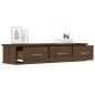 Wandschrank Braun Eichen-Optik 88x26x18,5 cm Holzwerkstoff Wandschrank Braun Eichen-Optik 88x26x18,5 cm Holzwerkstoff