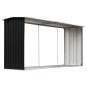 Brennholzlager Verzinkter Stahl 330 x 92 x 153 cm Anthrazit Brennholzlager Verzinkter Stahl 330 x 92 x 153 cm Anthrazit