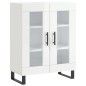 Highboard Hochglanz-Weiß 69,5x34x180 cm Holzwerkstoff Highboard Hochglanz-Weiß 69,5x34x180 cm Holzwerkstoff