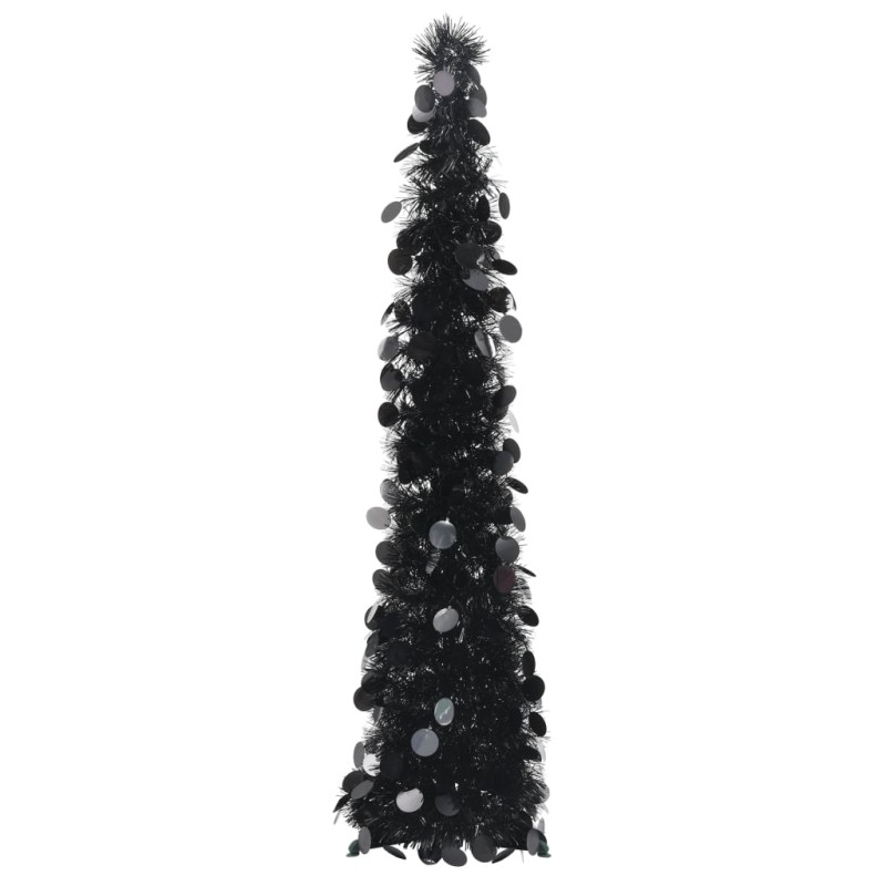 Künstlicher Pop-Up-Weihnachtsbaum Schwarz 120 cm PET Künstlicher Pop-Up-Weihnachtsbaum Schwarz 120 cm PET