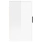 vidaXL TV-Wandschränke 2 Stk. Hochglanz-Weiß 40x34,5x60 cm vidaXL TV-Wandschränke 2 Stk. Hochglanz-Weiß 40x34,5x60 cm