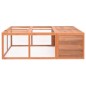 vidaXL Garten-Tierkäfig 150x100x50 cm Massivholz Tanne vidaXL Garten-Tierkäfig 150x100x50 cm Massivholz Tanne