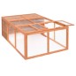 vidaXL Garten-Tierkäfig 150x100x50 cm Massivholz Tanne vidaXL Garten-Tierkäfig 150x100x50 cm Massivholz Tanne