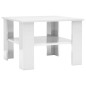 Couchtisch Hochglanz-Weiß 60x60x42 cm Holzwerkstoff Couchtisch Hochglanz-Weiß 60x60x42 cm Holzwerkstoff