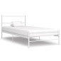 Bett Weiß Metall 90x200 cm Bett Weiß Metall 90x200 cm
