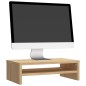 Monitorständer Sonoma-Eiche 42x24x13 cm Holzwerkstoff Monitorständer Sonoma-Eiche 42x24x13 cm Holzwerkstoff