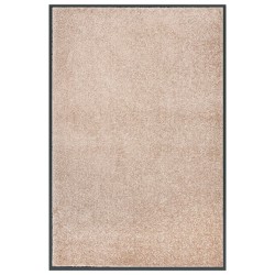 vidaXL Fußmatte Beige 80x120 cm