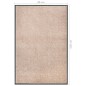 vidaXL Fußmatte Beige 80x120 cm vidaXL Fußmatte Beige 80x120 cm