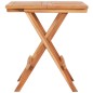 Klappbarer Bistrotisch 60 x 60 x 65 cm Teak Massiv Klappbarer Bistrotisch 60 x 60 x 65 cm Teak Massiv