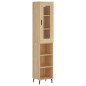 Highboard Sonoma-Eiche 34,5x34x180 cm Holzwerkstoff Highboard Sonoma-Eiche 34,5x34x180 cm Holzwerkstoff