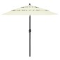Sonnenschirm mit Aluminium-Mast 3-lagig Sandfarben 2,5 m Sonnenschirm mit Aluminium-Mast 3-lagig Sandfarben 2,5 m