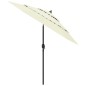 Sonnenschirm mit Aluminium-Mast 3-lagig Sandfarben 2,5 m Sonnenschirm mit Aluminium-Mast 3-lagig Sandfarben 2,5 m