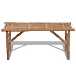 vidaXL Gartenbank Klappbar 118 cm Bambus
