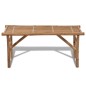 vidaXL Gartenbank Klappbar 118 cm Bambus vidaXL Gartenbank Klappbar 118 cm Bambus