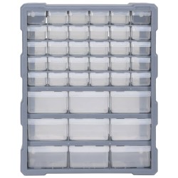 Multi-Schubladen-Organizer mit 39 Schubladen 38x16x47 cm
