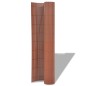 Gartenzaun Doppelseitig PVC 90 x 300 cm Braun Gartenzaun Doppelseitig PVC 90 x 300 cm Braun
