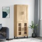vidaXL Highboard Sonoma-Eiche 69,5x34x180 cm Holzwerkstoff vidaXL Highboard Sonoma-Eiche 69,5x34x180 cm Holzwerkstoff