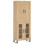 vidaXL Highboard Sonoma-Eiche 69,5x34x180 cm Holzwerkstoff vidaXL Highboard Sonoma-Eiche 69,5x34x180 cm Holzwerkstoff