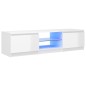 vidaXL TV-Schrank mit LED-Leuchten Hochglanz-Weiß 140x40x35,5 cm vidaXL TV-Schrank mit LED-Leuchten Hochglanz-Weiß 140x40x35,5 cm