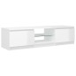vidaXL TV-Schrank mit LED-Leuchten Hochglanz-Weiß 140x40x35,5 cm vidaXL TV-Schrank mit LED-Leuchten Hochglanz-Weiß 140x40x35,5 cm