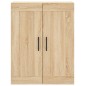 vidaXL Highboard Sonoma-Eiche 69,5x34x180 cm Holzwerkstoff vidaXL Highboard Sonoma-Eiche 69,5x34x180 cm Holzwerkstoff