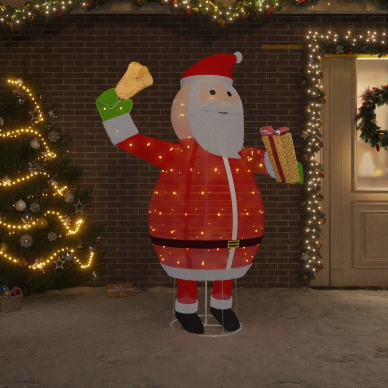 LED-Weihnachtsmann Weihnachtsfigur Luxus-Gewebe 180 cm LED-Weihnachtsmann Weihnachtsfigur Luxus-Gewebe 180 cm