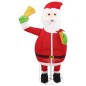 LED-Weihnachtsmann Weihnachtsfigur Luxus-Gewebe 180 cm LED-Weihnachtsmann Weihnachtsfigur Luxus-Gewebe 180 cm