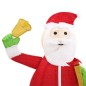 LED-Weihnachtsmann Weihnachtsfigur Luxus-Gewebe 180 cm LED-Weihnachtsmann Weihnachtsfigur Luxus-Gewebe 180 cm