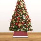 Weihnachtsbaumrock Rot und Weiß 48x48x25 cm Weihnachtsbaumrock Rot und Weiß 48x48x25 cm