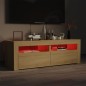TV-Schrank mit LED-Leuchten Sonoma-Eiche 120x35x40 cm TV-Schrank mit LED-Leuchten Sonoma-Eiche 120x35x40 cm