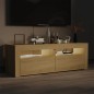 TV-Schrank mit LED-Leuchten Sonoma-Eiche 120x35x40 cm TV-Schrank mit LED-Leuchten Sonoma-Eiche 120x35x40 cm