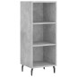 Highboard Betongrau 34,5x34x180 cm Holzwerkstoff Highboard Betongrau 34,5x34x180 cm Holzwerkstoff