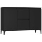 Sideboard Schwarz 104x35x70 cm Holzwerkstoff Sideboard Schwarz 104x35x70 cm Holzwerkstoff