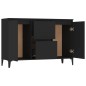 Sideboard Schwarz 104x35x70 cm Holzwerkstoff Sideboard Schwarz 104x35x70 cm Holzwerkstoff