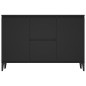 Sideboard Schwarz 104x35x70 cm Holzwerkstoff Sideboard Schwarz 104x35x70 cm Holzwerkstoff