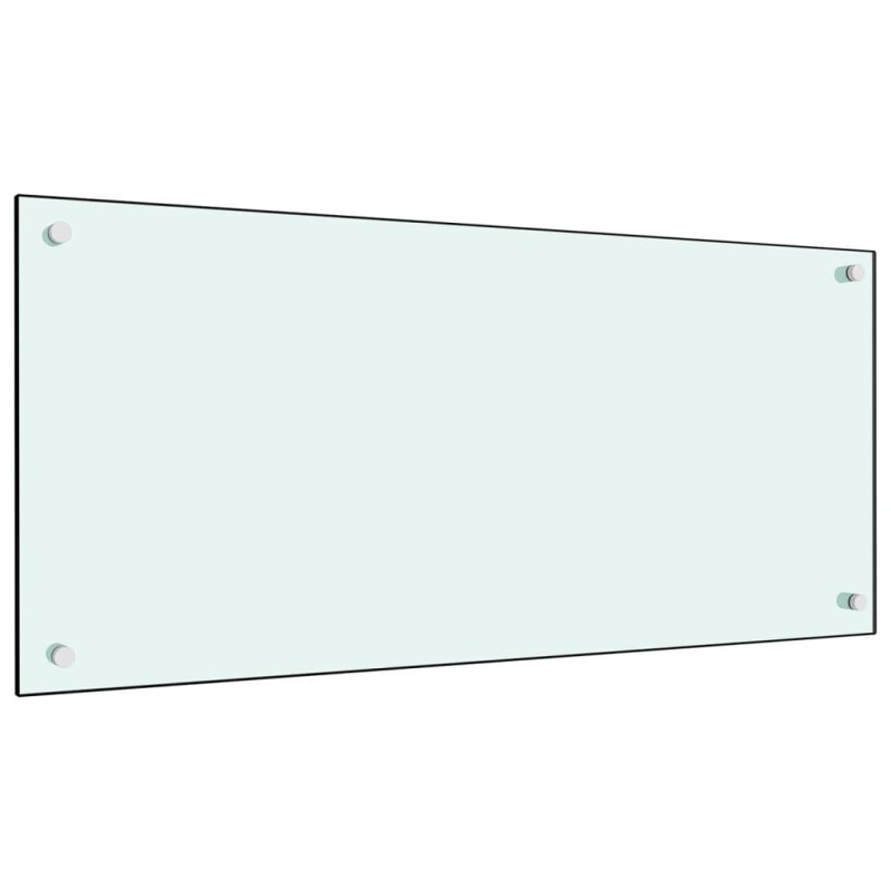 Küchenrückwand Weiß 90x40 cm Hartglas Küchenrückwand Weiß 90x40 cm Hartglas