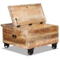 Couchtisch Raues Mangoholz 70x70x40 cm Couchtisch Raues Mangoholz 70x70x40 cm