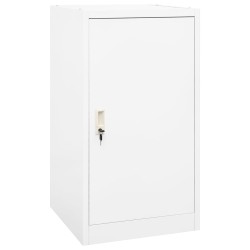 Sattelschrank Weiß 53x53x105 cm Stahl