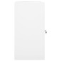 Sattelschrank Weiß 53x53x105 cm Stahl Sattelschrank Weiß 53x53x105 cm Stahl