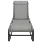 vidaXL Sonnenliegen 2 Stk. mit Tisch Textilene und Aluminium vidaXL Sonnenliegen 2 Stk. mit Tisch Textilene und Aluminium
