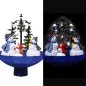 Weihnachtsbaum mit Schnee und Schirm-Fuß Blau 75 cm PVC Weihnachtsbaum mit Schnee und Schirm-Fuß Blau 75 cm PVC