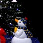 Weihnachtsbaum mit Schnee und Schirm-Fuß Blau 75 cm PVC Weihnachtsbaum mit Schnee und Schirm-Fuß Blau 75 cm PVC